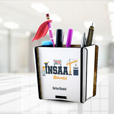 İnşaat Mühendisi Temalı İsme Özel Kalemlik - 1