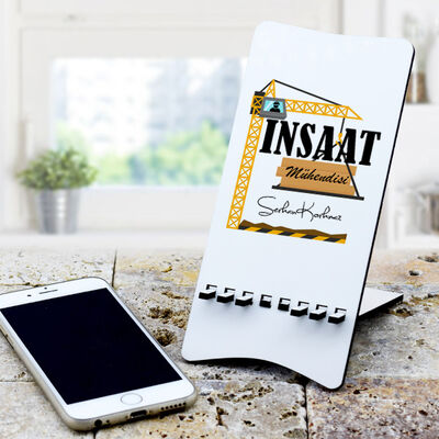İnşaat Mühendisine Hediye Telefon Standı - 1