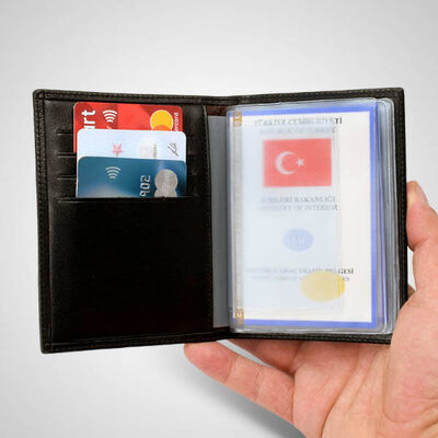İsim Baş Harfli Hediyelik İsimli Araç Ruhsat Kabı - 1