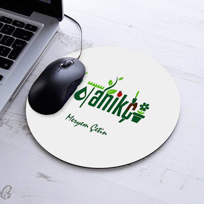 İsimli Botanikçi Temalı Yuvarlak Mousepad - 1