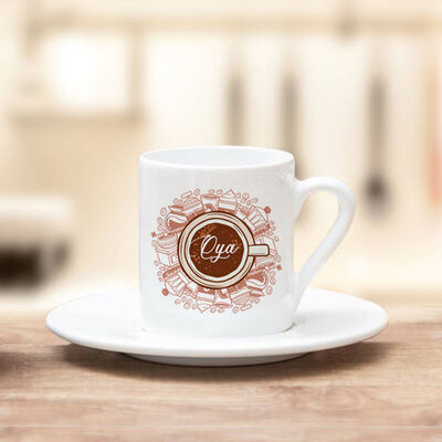 İsimli Özel Tasarım Kahve Fincanı - 1