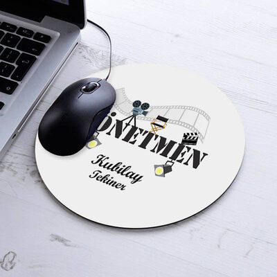 İsimli Yönetmen Temalı Yuvarlak Mousepad - 1