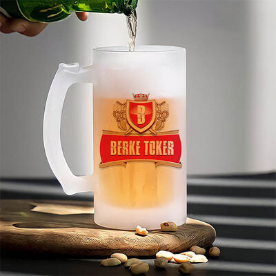 İsme Özel Gold Bira Bardağı - 1