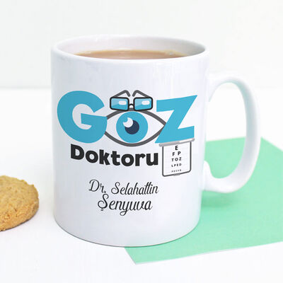 İsme Özel Göz Doktoru Kupa Bardak - 1