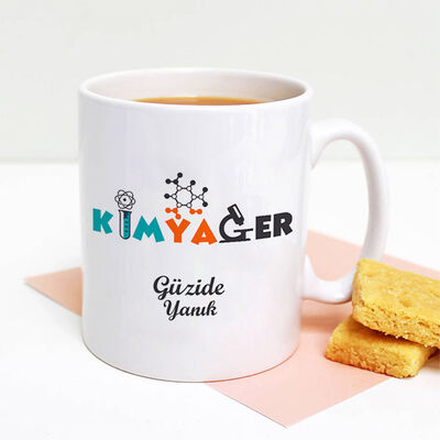 İsme Özel Kimyager Kahve Kupası - 1
