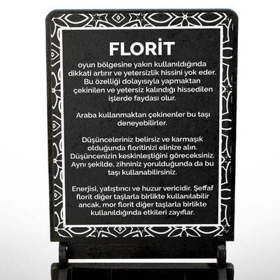 İsme Özel Kutulu Florit Taşı Çubuk Kolye - 2