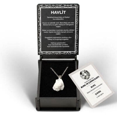 İsme Özel Kutulu Havlit Taşı Kolye - 7