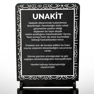 İsme Özel Kutulu Unakit Taşı Çubuk Kolye - 2