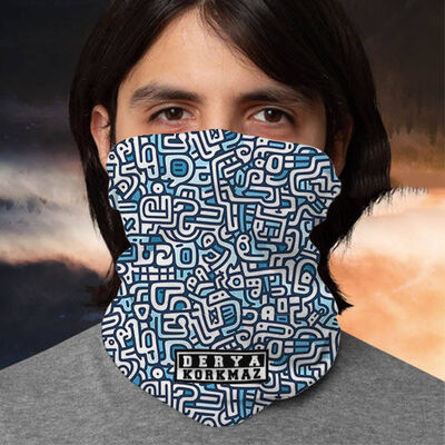 İsme Özel Mixed Boyunluk Bandana - 1