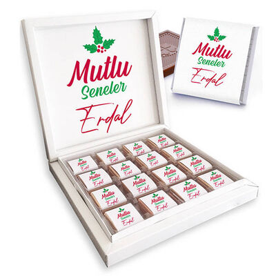 İsme Özel Mutlu Seneler Çikolata Kutusu - 1