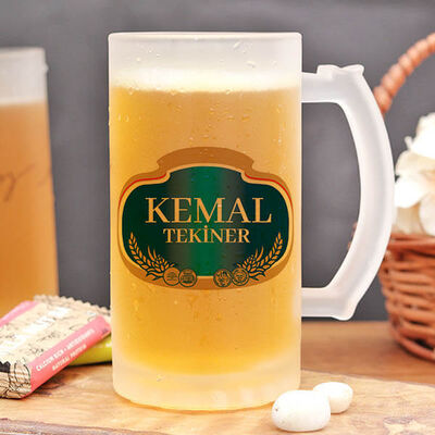 İsme Özel Premium Bira Bardağı - 3