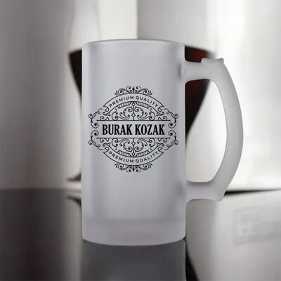 İsme Özel Şık Tasarım Bira Kadehi - 2
