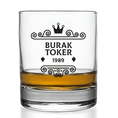 İsme Özel Viski Bardağı Orijinal Kutusunda - 2