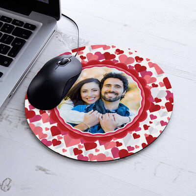İşte Bizim Aşkımız Yuvarlak Mousepad - 1
