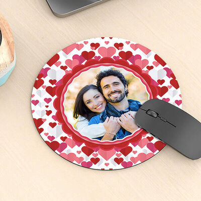 İşte Bizim Aşkımız Yuvarlak Mousepad - 4