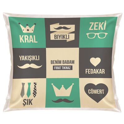 İşte Bu Benim Babam Kare Yastık - 1
