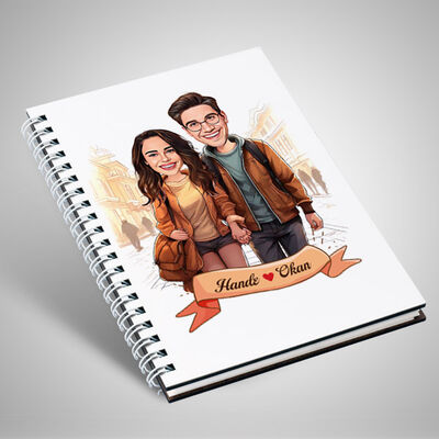 İstiklal Caddesi ve Aşkımız Karikatürlü Defter - 1