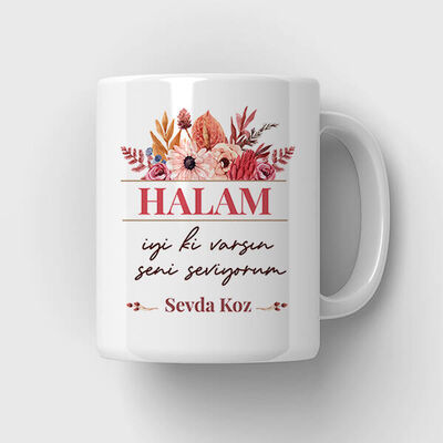 İyi Ki Varsın Canım Halam Kupa Bardak - 1