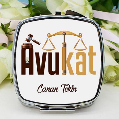 Kadın Avukatlara Hediye Makyaj Aynası - 1