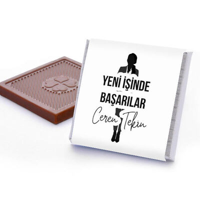 Kadına Yeni İşinde Başarılar Çikolatası - 3