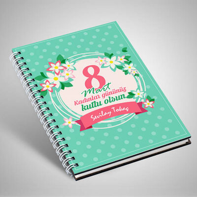 Kadınlar Gününe Özel Defter - 1