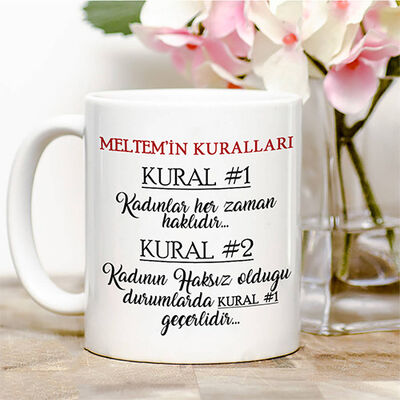 Kadınlar Her Zaman Haklıdır Kupa Bardak - 1