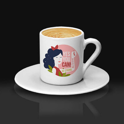 Kadınların Gücü Tasarım Kahve Fincanı - 2