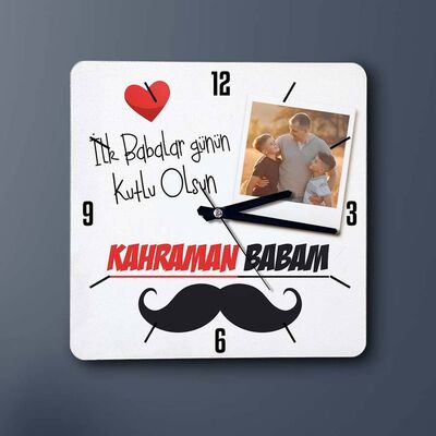 Kahraman Babam Dekoratif Duvar Saati - 1