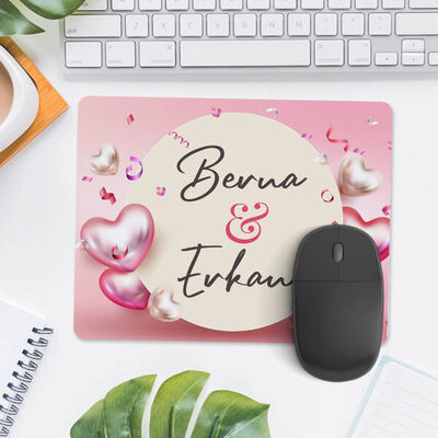 Kalbim Her An Seninle İsimli Mousepad - 1