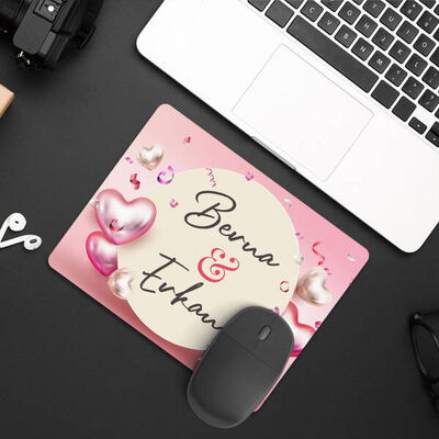 Kalbim Her An Seninle İsimli Mousepad - 3