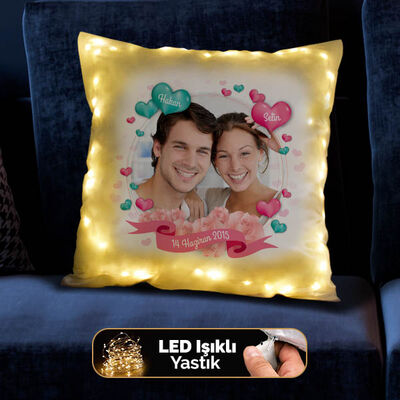 Kalbimde Daima Sen Olacaksın Işıklı Yastık - 4