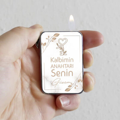 Kalbimin Sahibine Özel İsimli Çakmak - 3