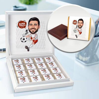 Kaleci Karikatürlü Çikolata Kutusu - 1