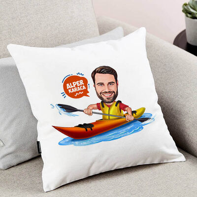 Kanocu Erkek Karikatürlü Yastık - 1