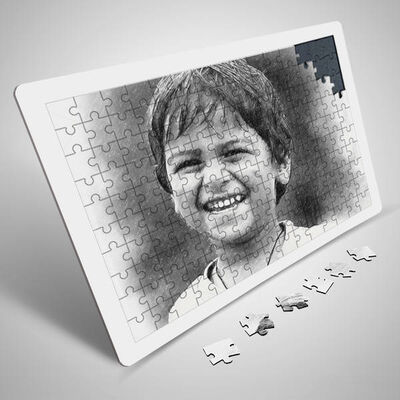 Karakalem Efektli 130 Parça Puzzle - 1
