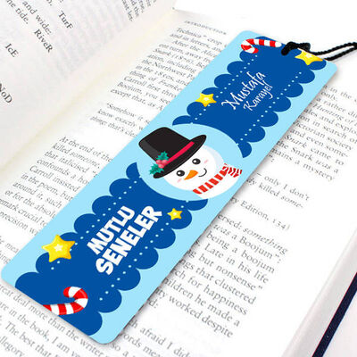 Kardan Adam Figürlü Kitap Okuma Ayracı - 1