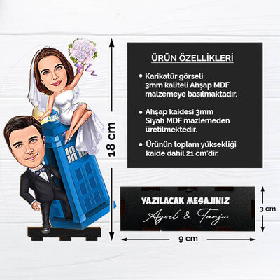 Karikatürlü Balayı Çiftleri Biblosu - 2