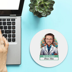 Karikatürlü En Başarılı Erkek Eczacı Mousepad - 2