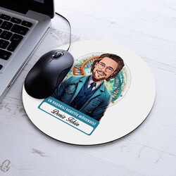 Karikatürlü En Başarılı Erkek Genetik Mühendisi Mousepad - 1