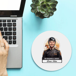 Karikatürlü En Başarılı Erkek Jokey Mousepad - 2