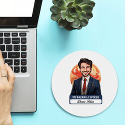 Karikatürlü En Başarılı Erkek Sipker Mousepad - 2