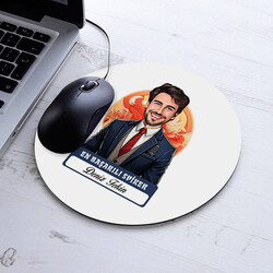 Karikatürlü En Başarılı Erkek Sipker Mousepad - 1