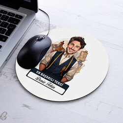 Karikatürlü En İyi Erkek Terzi Mousepad - 1