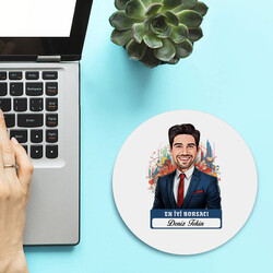 Karikatürlü En Yakışıklı Borsacı Mousepad - 2