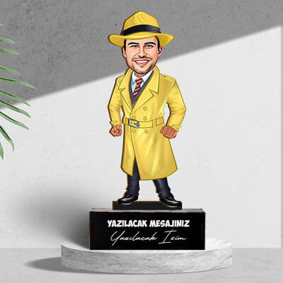 Karikatürlü Hafiye Erkek Masa Biblosu - 1