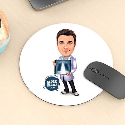 Karikatürlü Radyolog Mousepad - 1