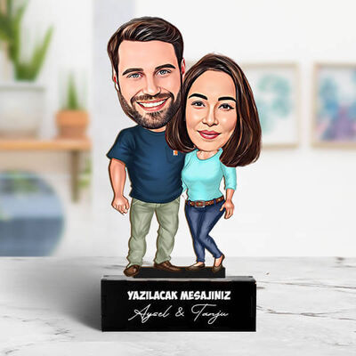 Karikatürlü Sen Benim Her Şeyimsin Biblosu - 1