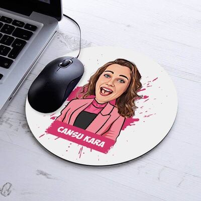 Karikatürlü Tasarım Kız Arkadaşa Hediye Mousepad - 1