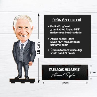 Karizmatik Babam Karikatürlü Biblo - 2