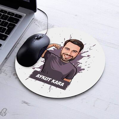 Karizmatik Erkek Karikatürlü Mousepad - 1
